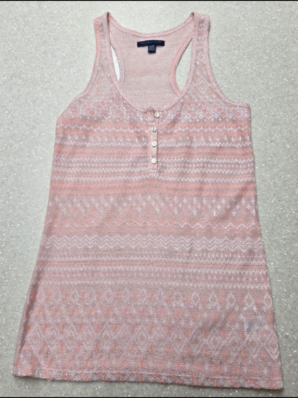 American Eagle Knit Racerback Tank Top- X-small